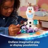 LEGO Disney Frozen Olaf and Brunis Picnic Fun Building Toy Frozen Toys for Girls Boys Ages 7 Disney Gifts for Kids Fans 43287
