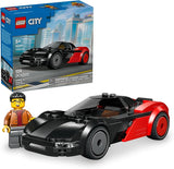 LEGO City EV Supercar Building Toy for Kids Pretend Play Set for Boys Girls Ages 5 Sports Car Toy W Driver Minifigure Gift Idea for Birthdays 60486
