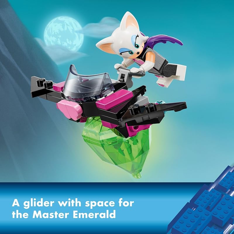 LEGO Sonic The Hedgehog Knuckles Guardian Mech 76996 Back to School Gift for Students Building Toy Boys Girls Ages 8 Sonic Action Figure Set 276 pieces 2 Minifigures