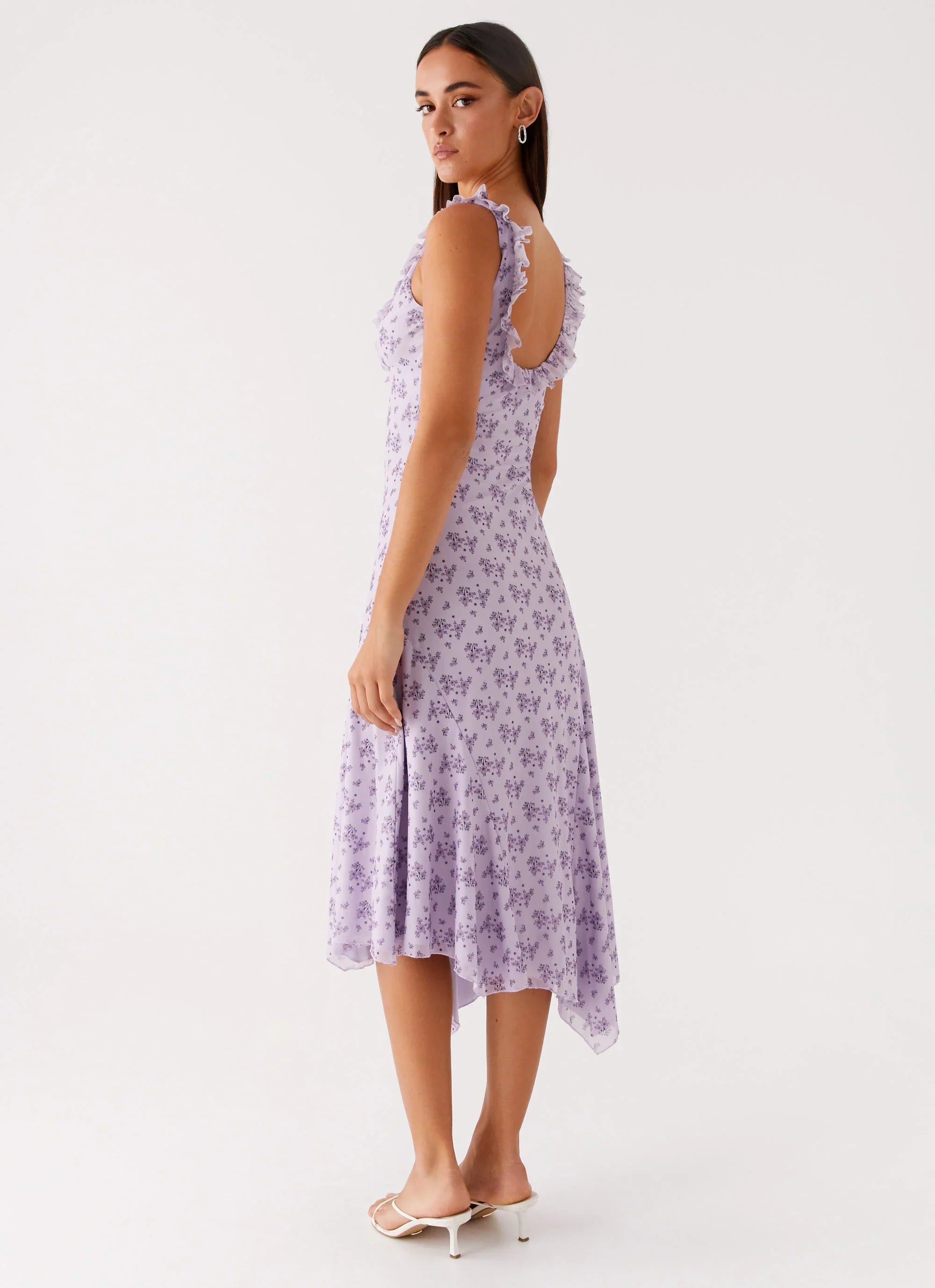 Asteri Midi Dress Lavender Meadow