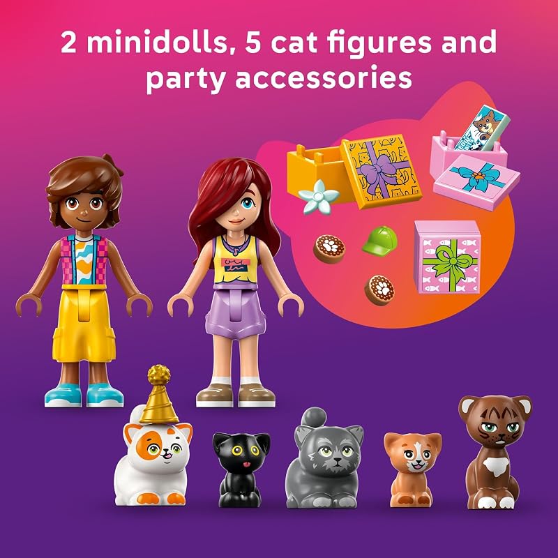 LEGO Friends Tree House Building Toy Pretend Play Building Blocks with Cat Toys 2 Minidolls Creative Storytelling Toy for Girls and Boys Ages 9 Gift Idea 42666