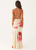 Hollywood Maxi Dress Orchid Yellow