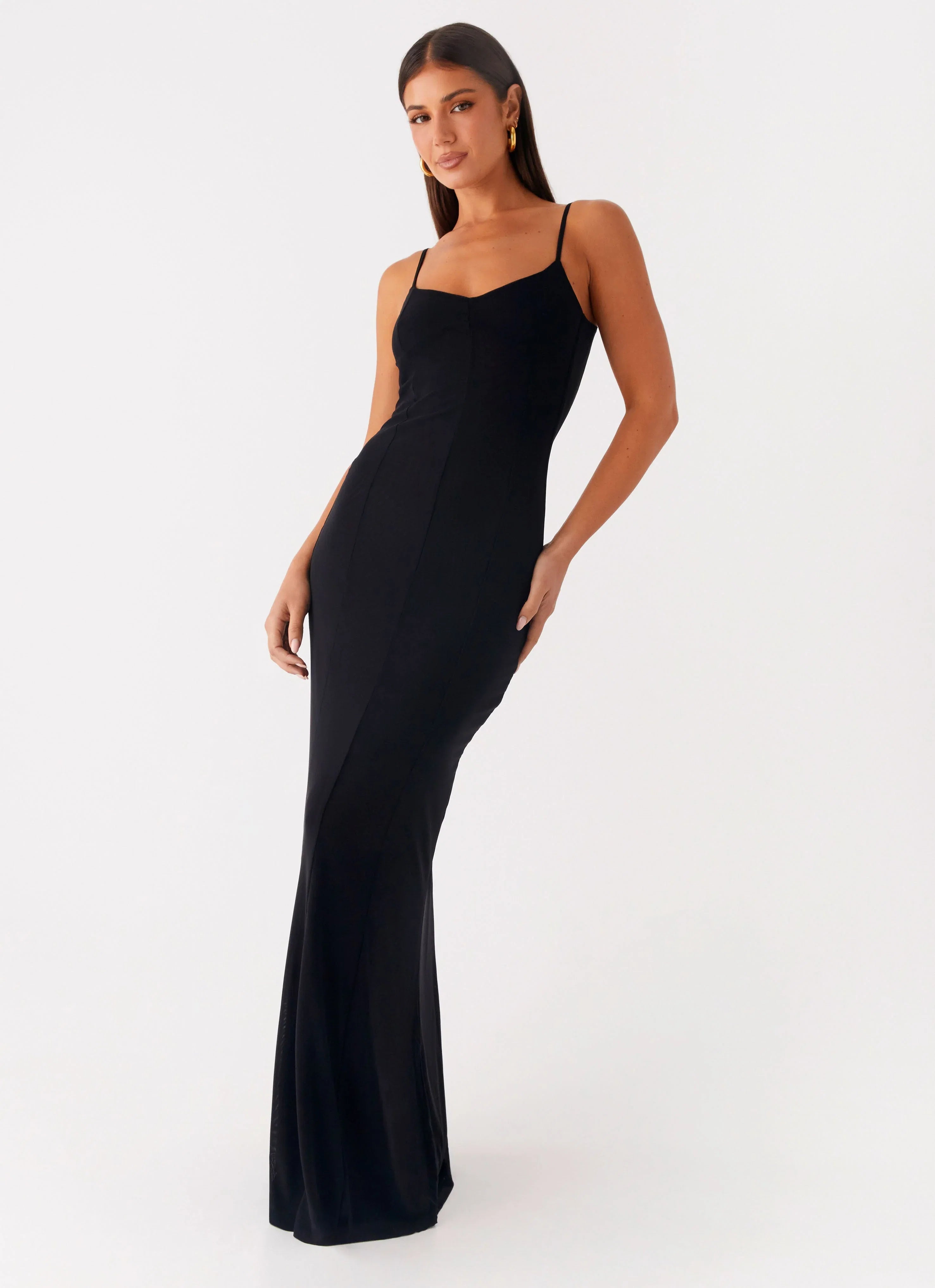 Serene Escape Maxi Dress Black