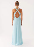 Desi Halterneck Maxi Dress Mint
