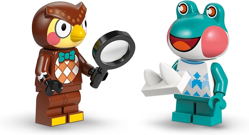 LEGO Animal Crossing Blatherss Museum Collection Building Toy Pretend Play Set W 2 Toy Minifigures for Girls Boys Ages 7 Building Blocks for Kids Gift Idea for Birthdays Gamers 77056