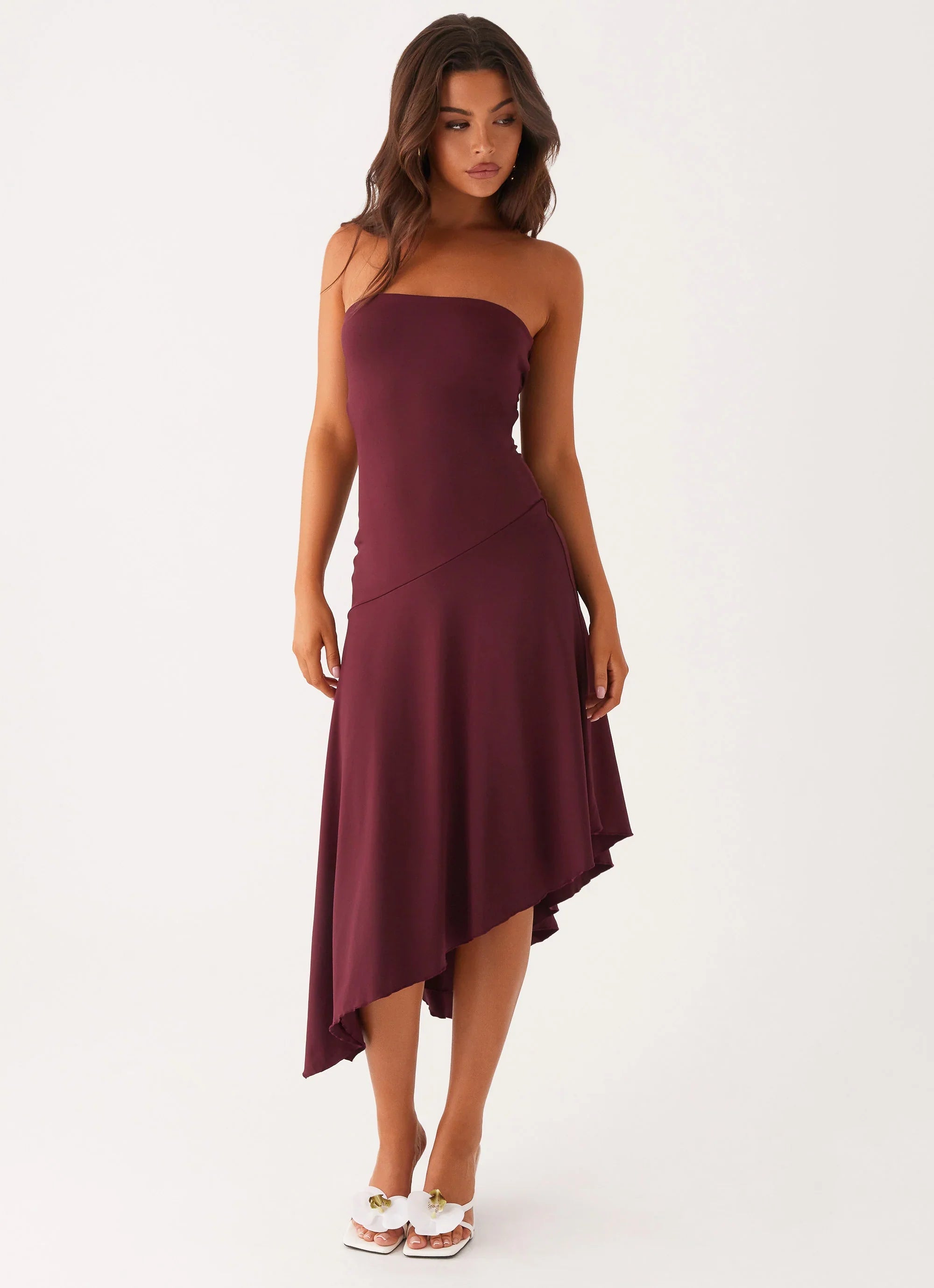 Juliana Midi Dress Mulberry