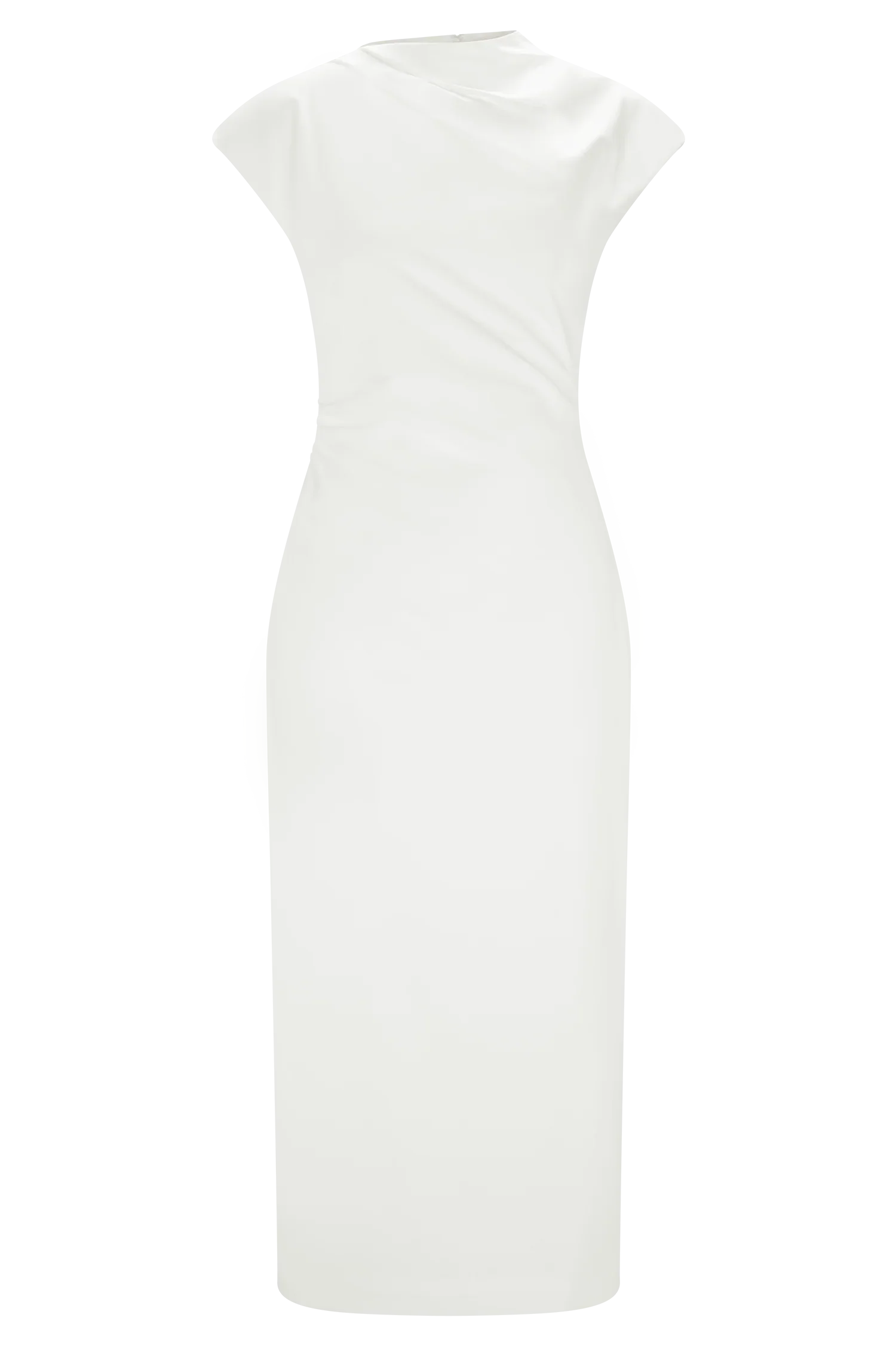 Lorena Cotton Midi Dress White