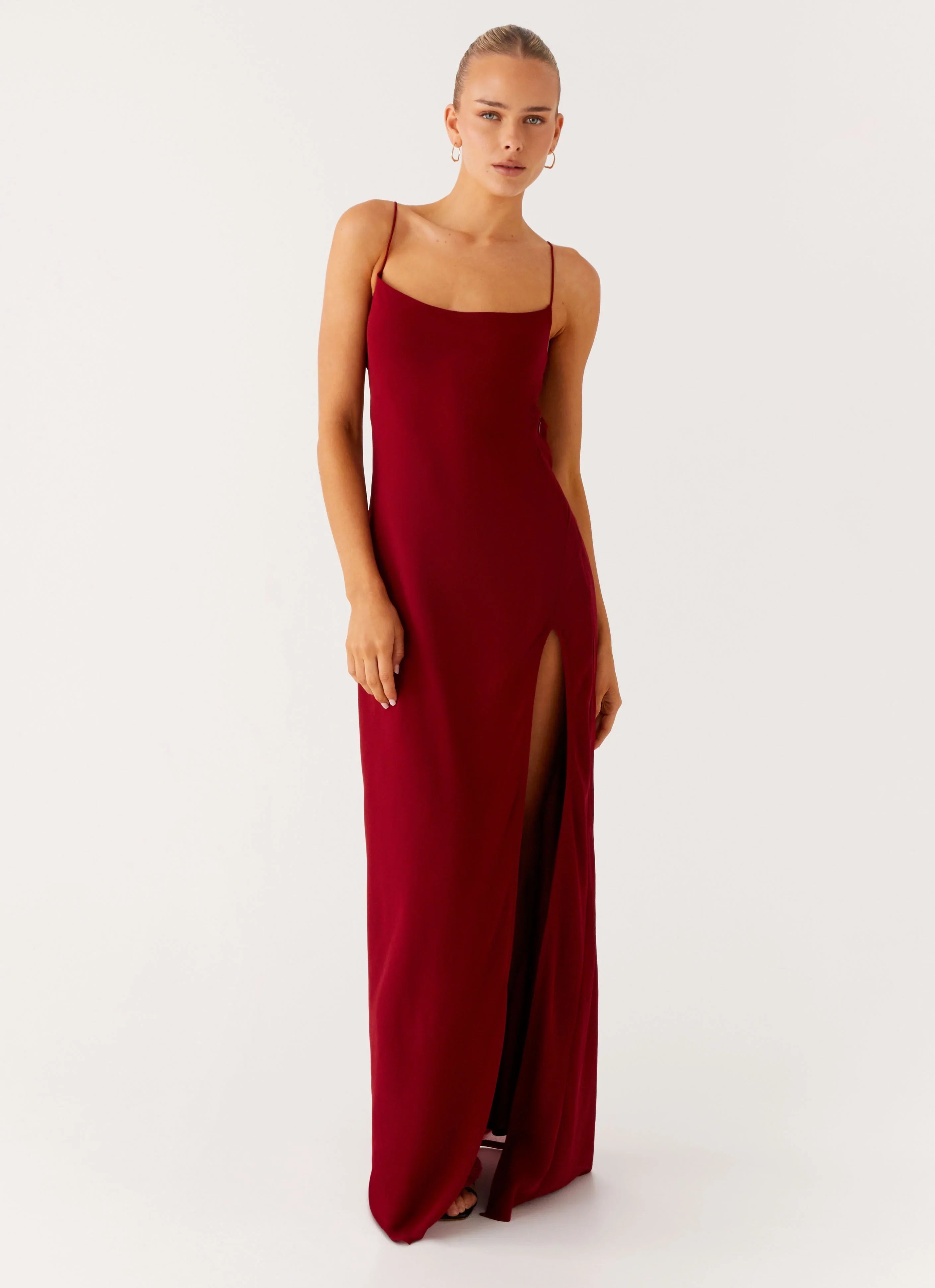Alouette Maxi Dress Burgundy
