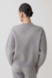 Lulu Oversized Knit Jumper Grey Marle