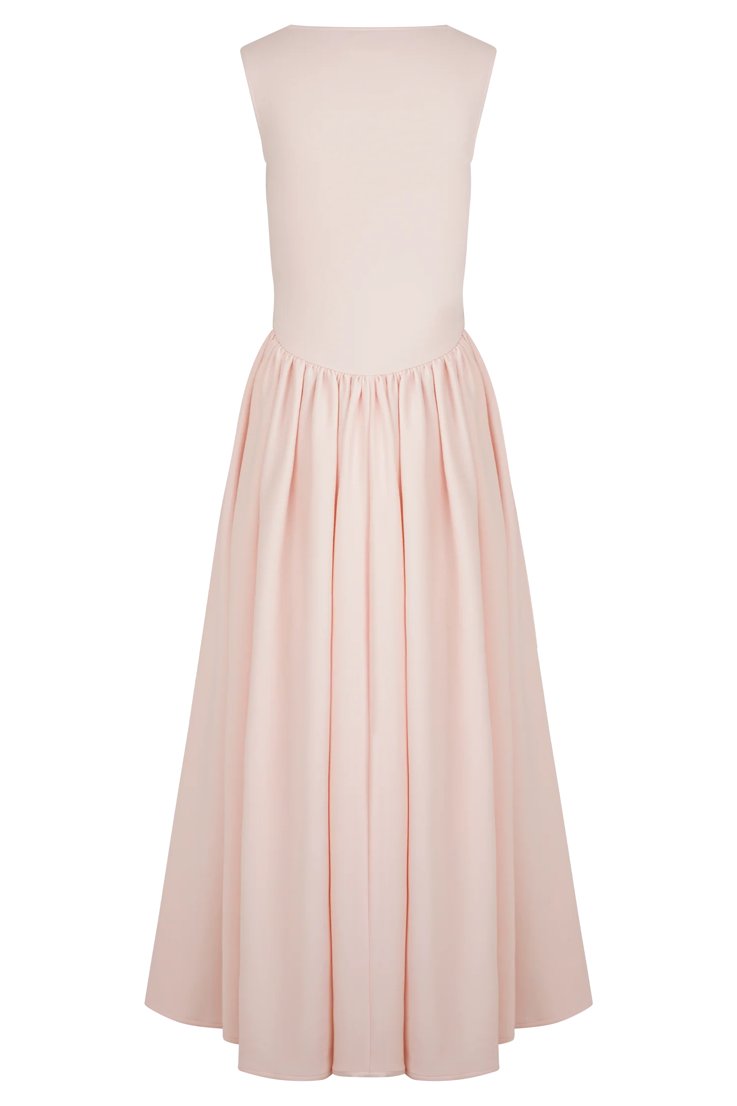 Sharon Scuba Jersey Midi Dress Ballet Pink