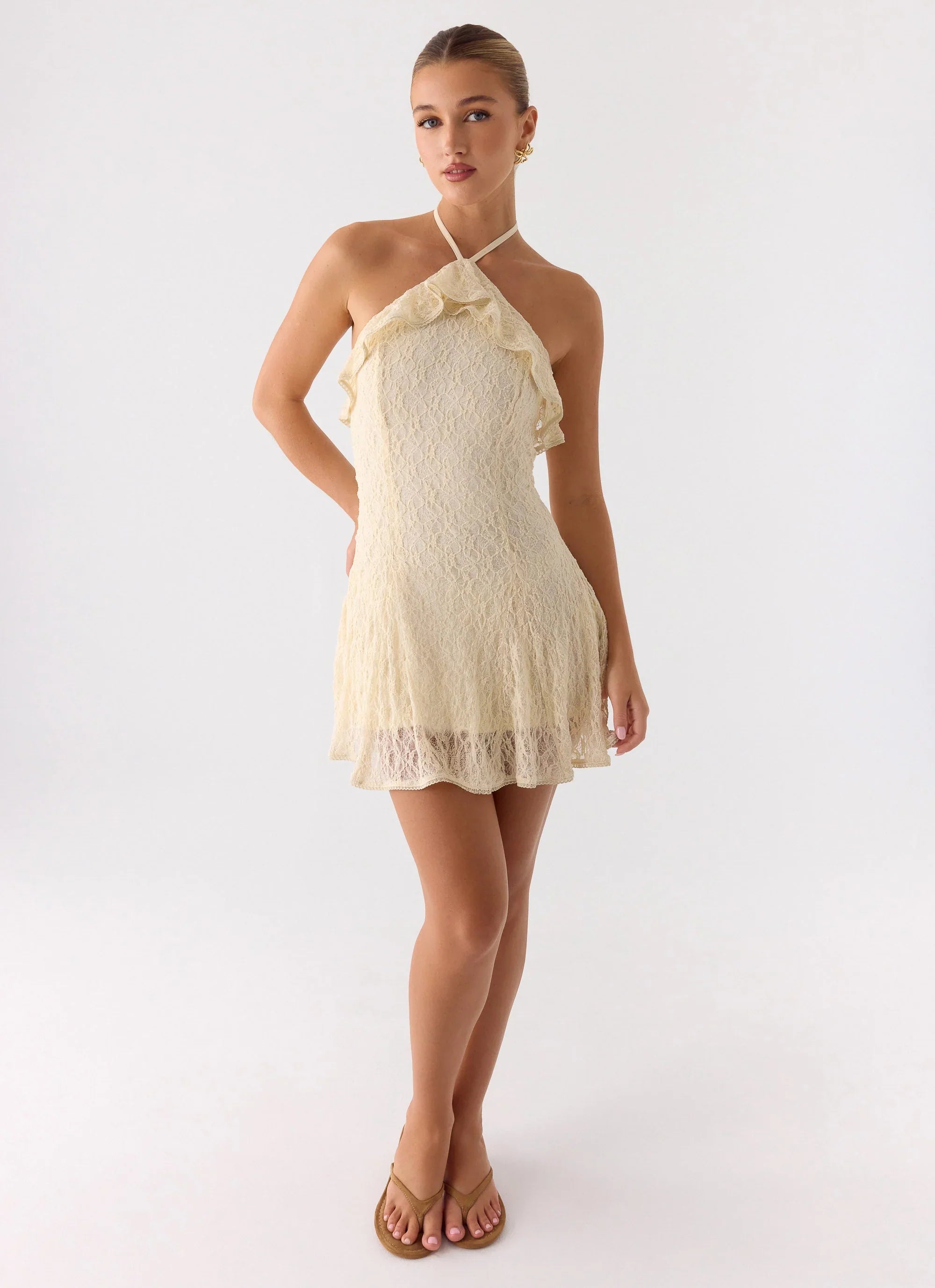 Every Second Mini Dress Ivory