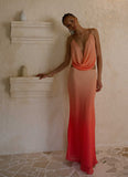 Feliciana Cowl Top Sunset Ombre