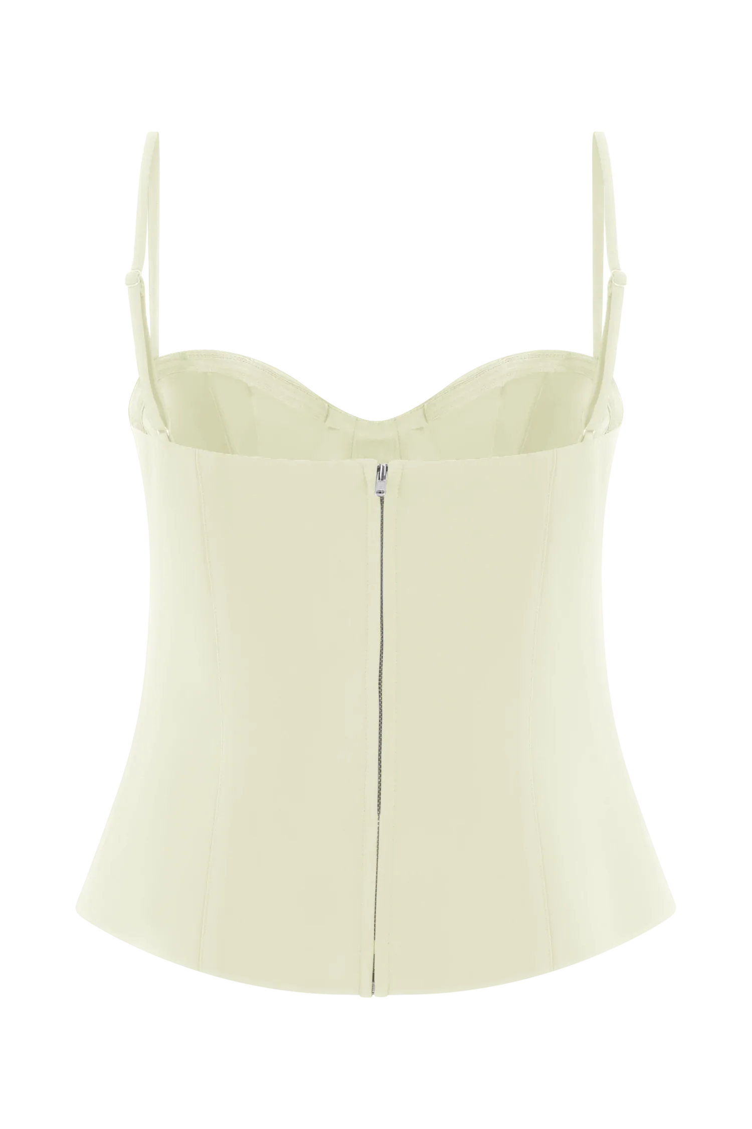 Jaime Spaghetti Strap Suiting Top Ivory