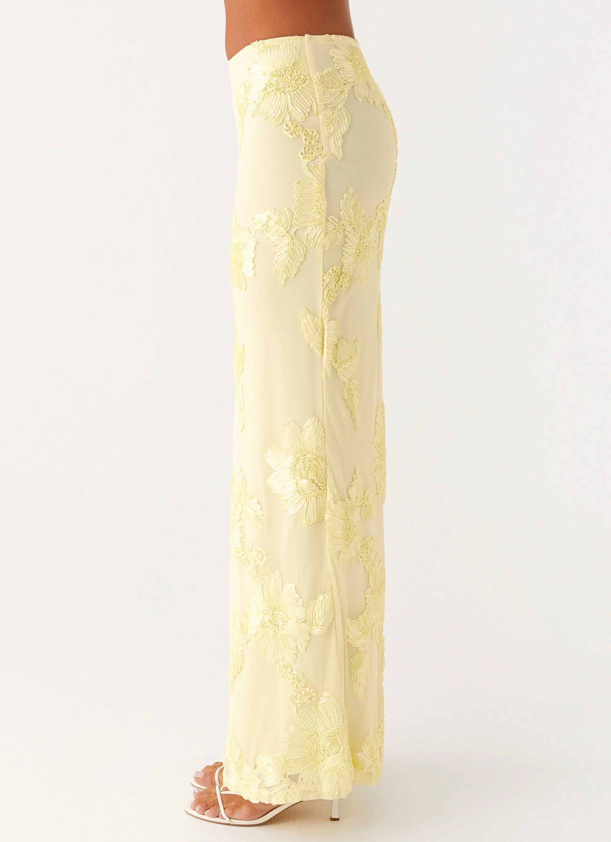 Radiate Maxi Skirt Yellow