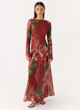 Charmayne Chiffon Maxi Dress Cuba Cuba
