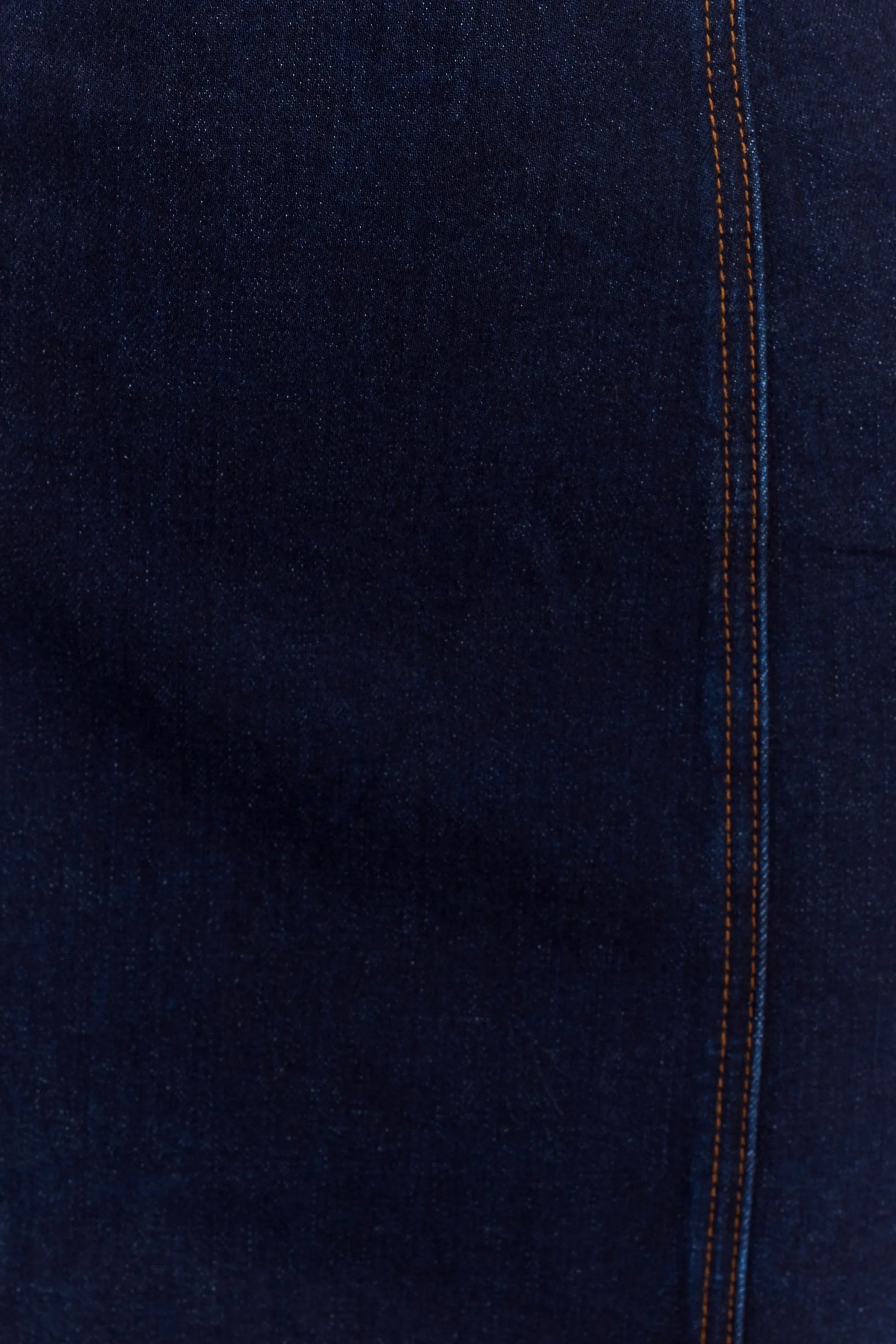 Raesha Frill Denim Mini Dress Indigo Blue