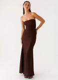 Endless Nights Maxi Dress Chocolate