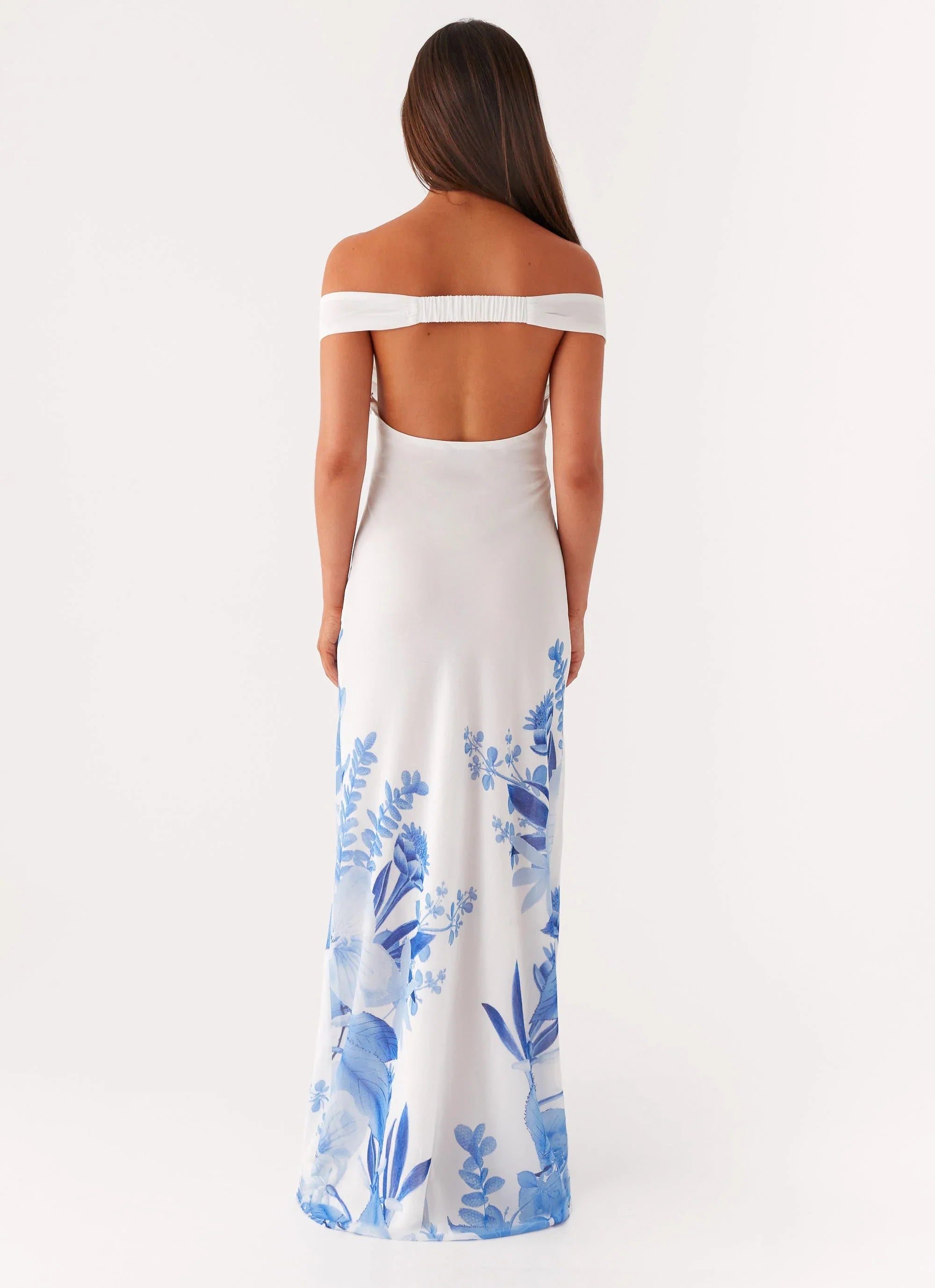 Krissa Maxi Dress Blue Floral
