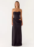 Emory Corset Maxi Dress Black