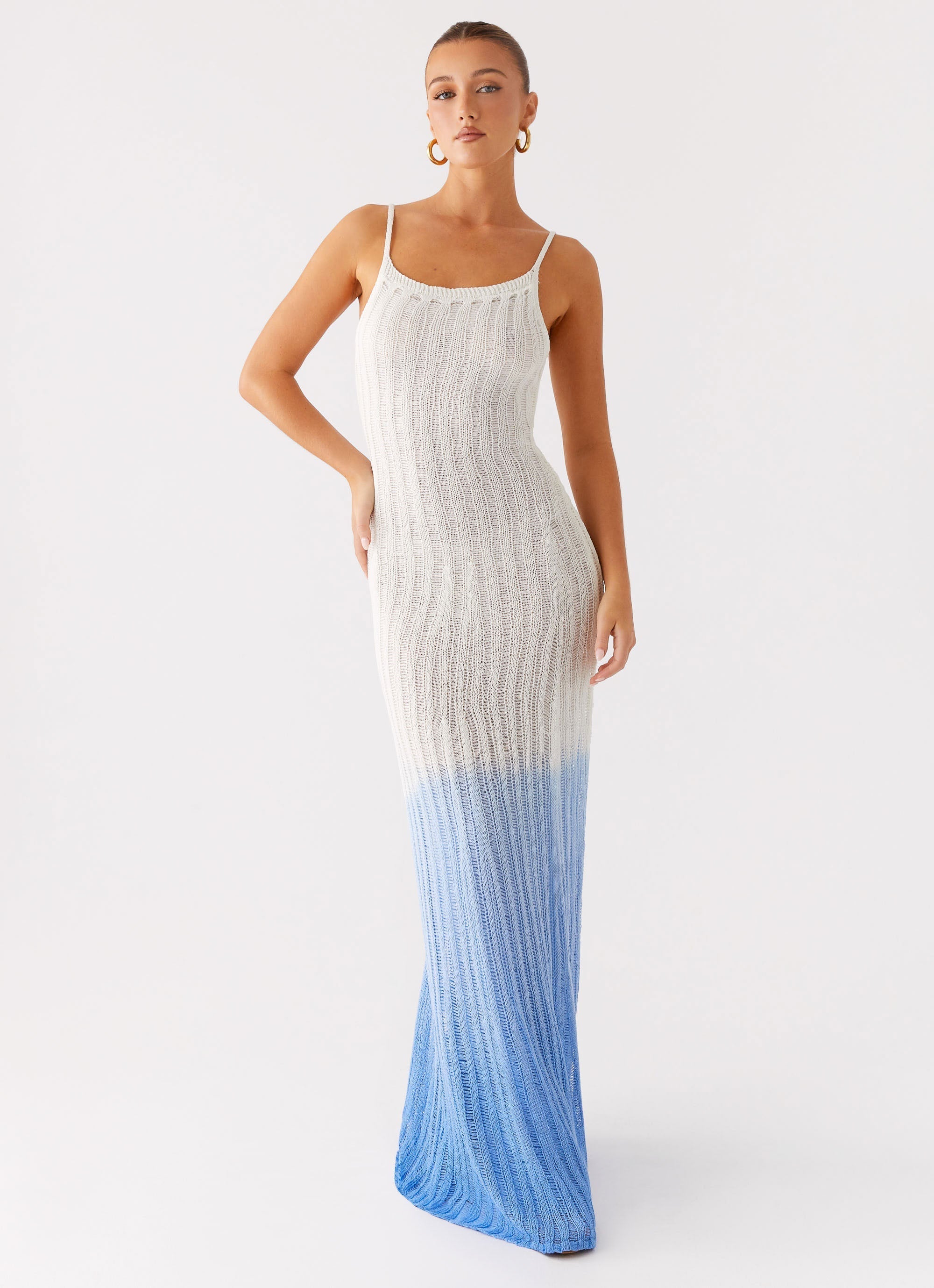 Kiki Maxi Dress Ombre Blue