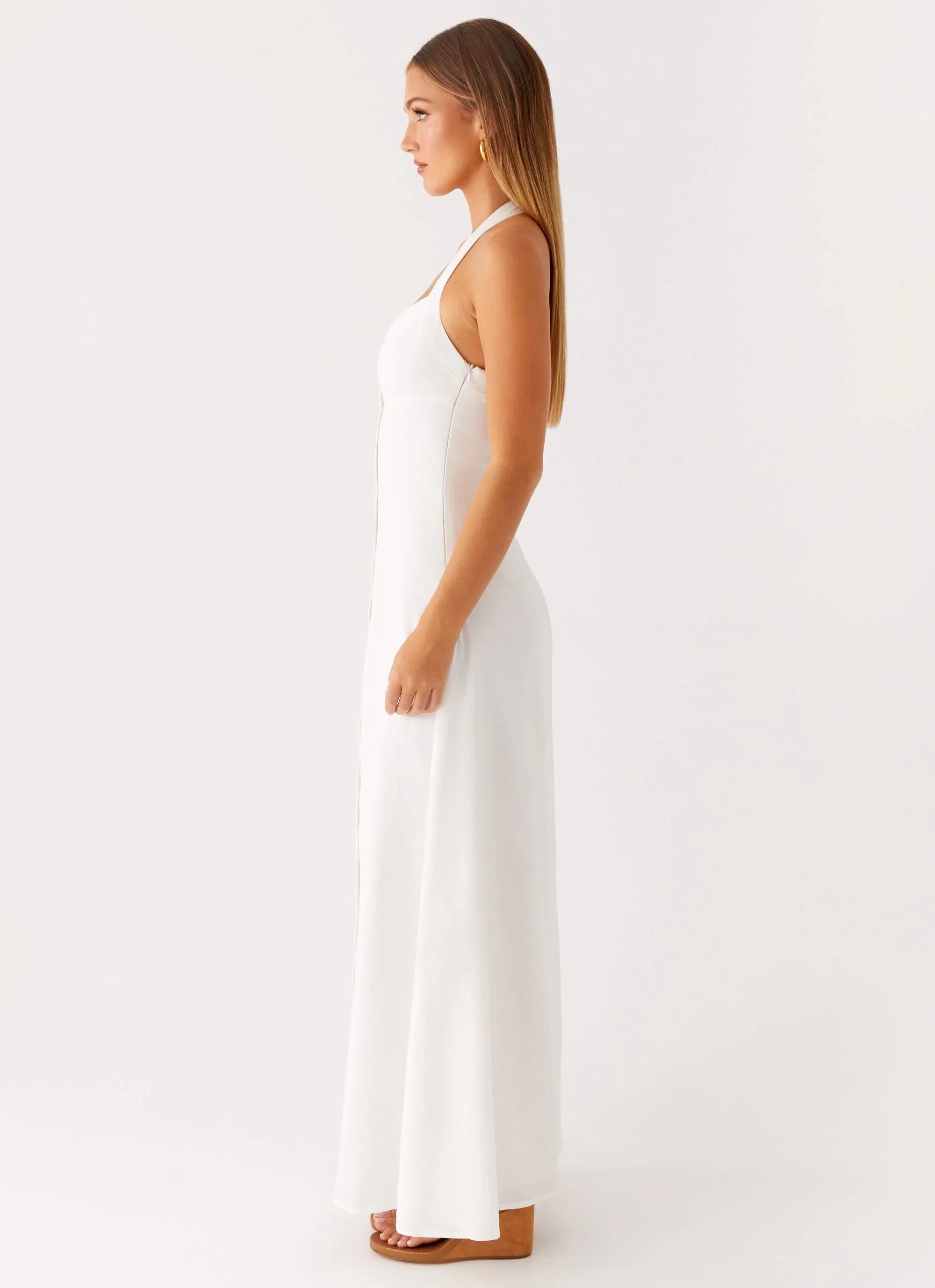 Jovanni Maxi Dress White