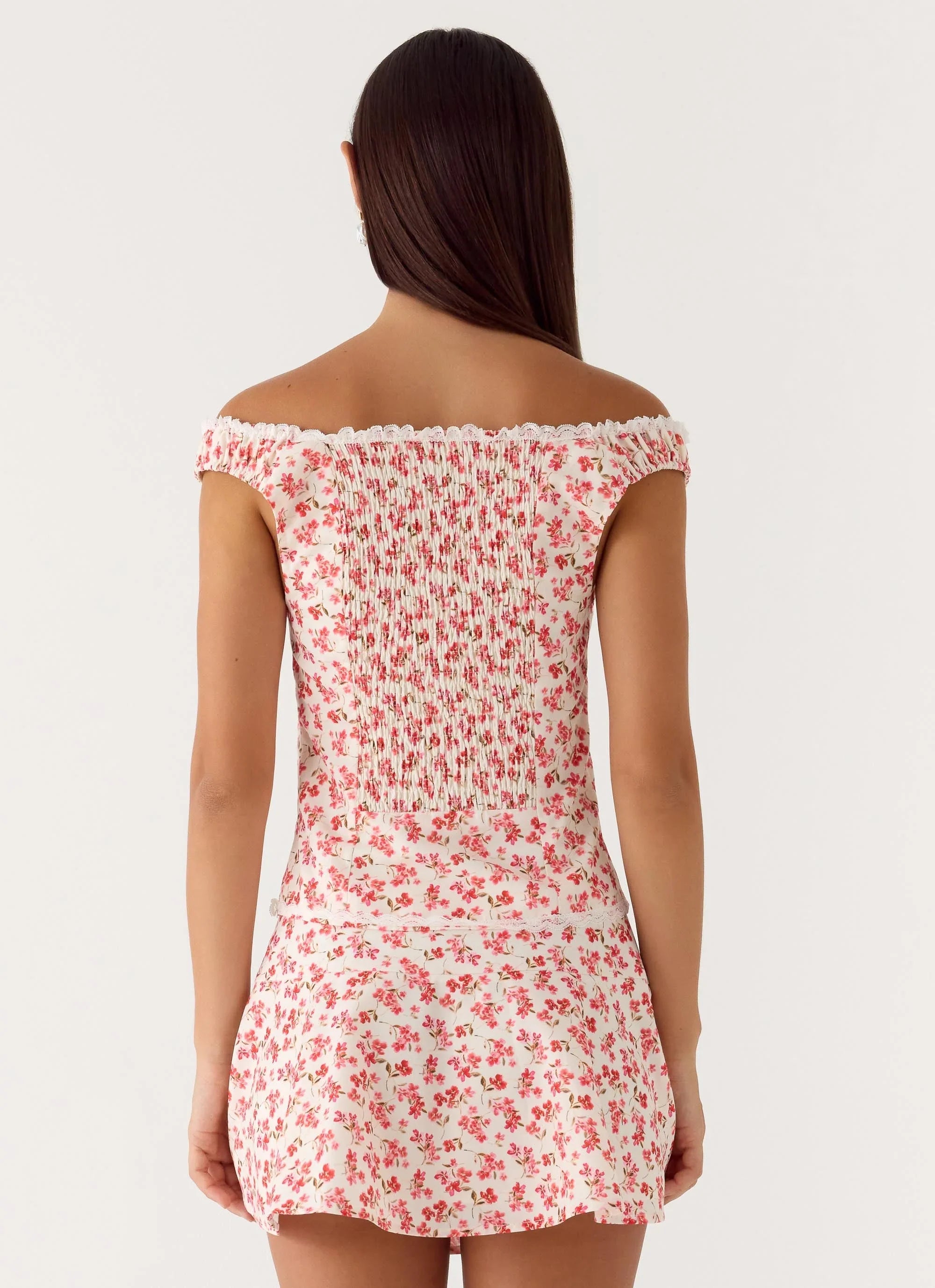 Anja Mini Skirt Porcelain Rose