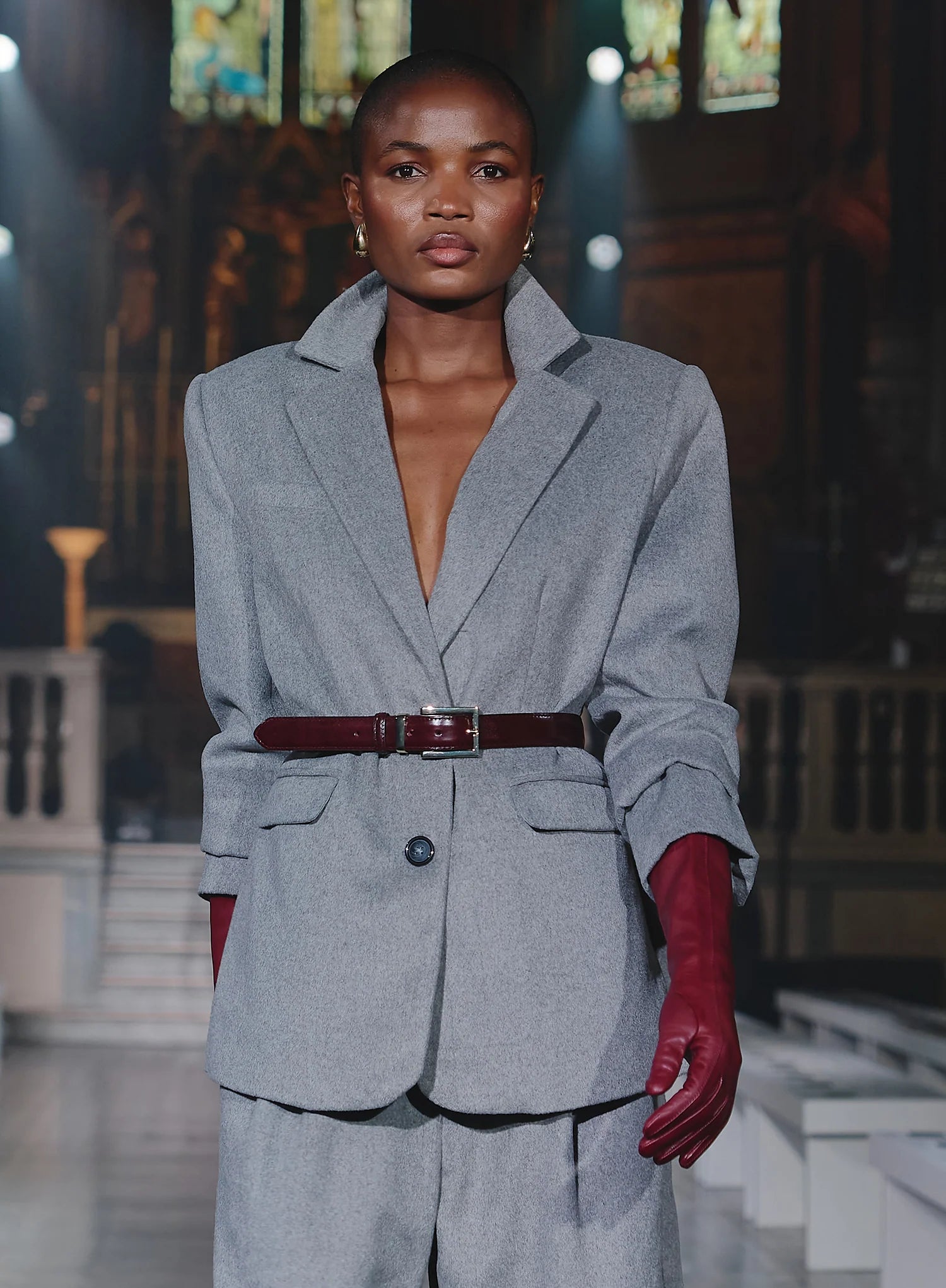 Grey Wool Blazer