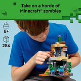 LEGO Minecraft Zombie Dungeon Building Pretend Play Toy for Boys Girls Video Game Playset Toy Figures for Kids Ages 8 W Wandering Wastelands Minifigure Gift Idea for Birthdays 21587