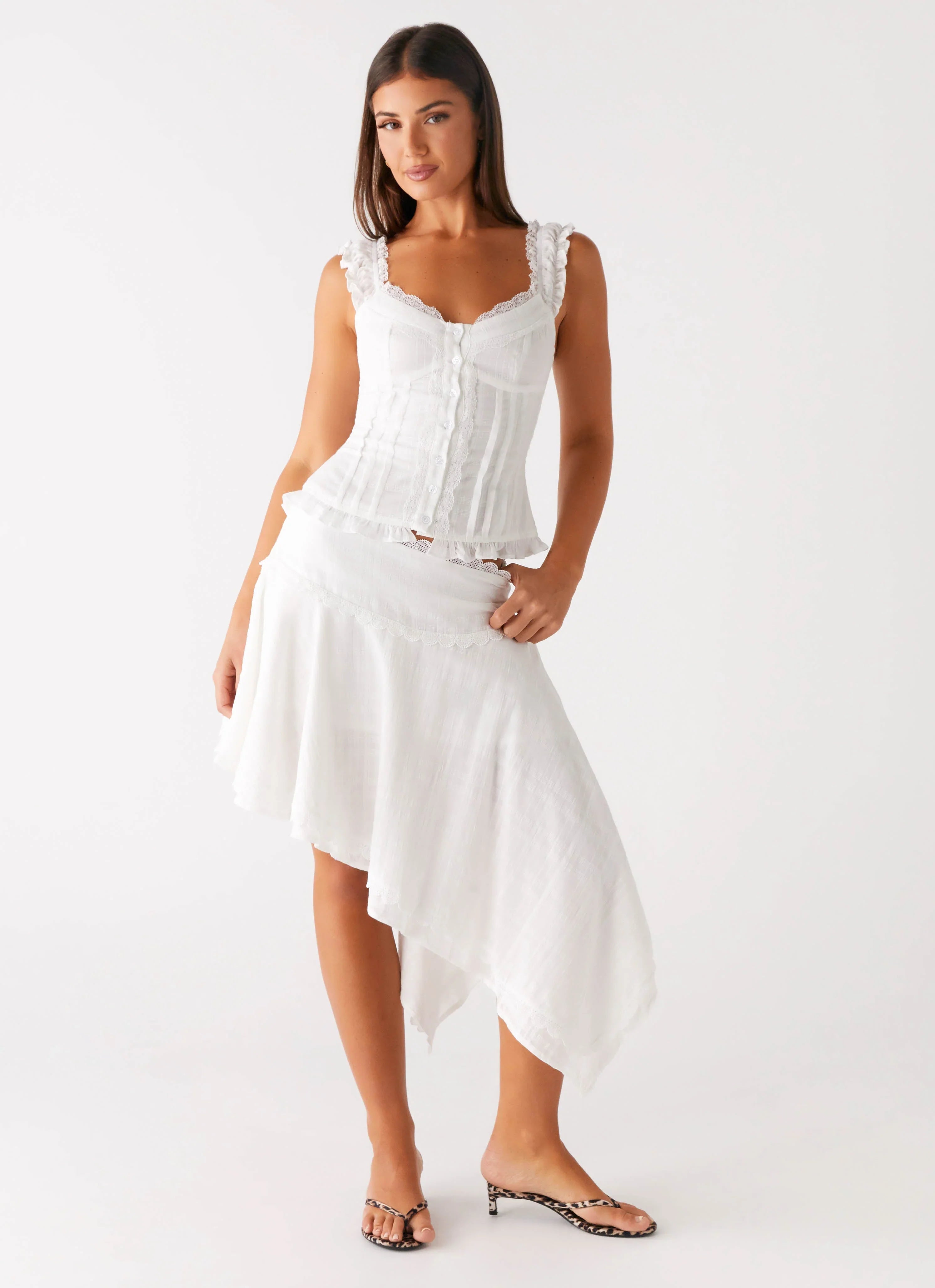 Clearwater Mist Top White