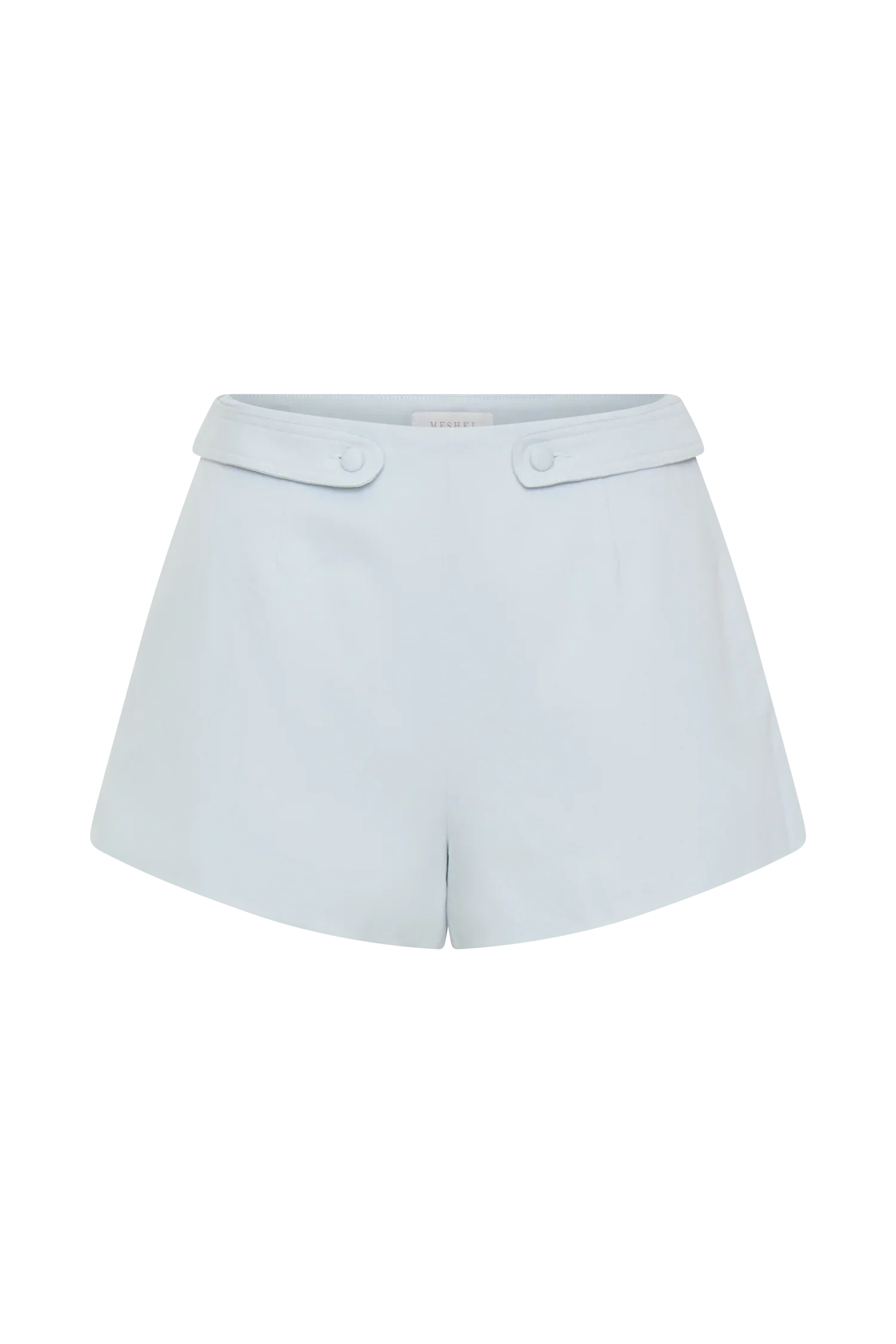 Josephine Cotton Shorts With Waistbands Ice Blue