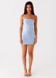 Martini Mini Dress Blue