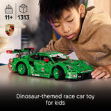 LEGO Technic Porsche 911 GT3 R Rexy AO Racing Car Building Toy for Boys Girls Car Toy W Realistic Steering 6 Cylinder Engine for Kids Auto Fans Ages 11 Gift Idea for Birthdays 42224