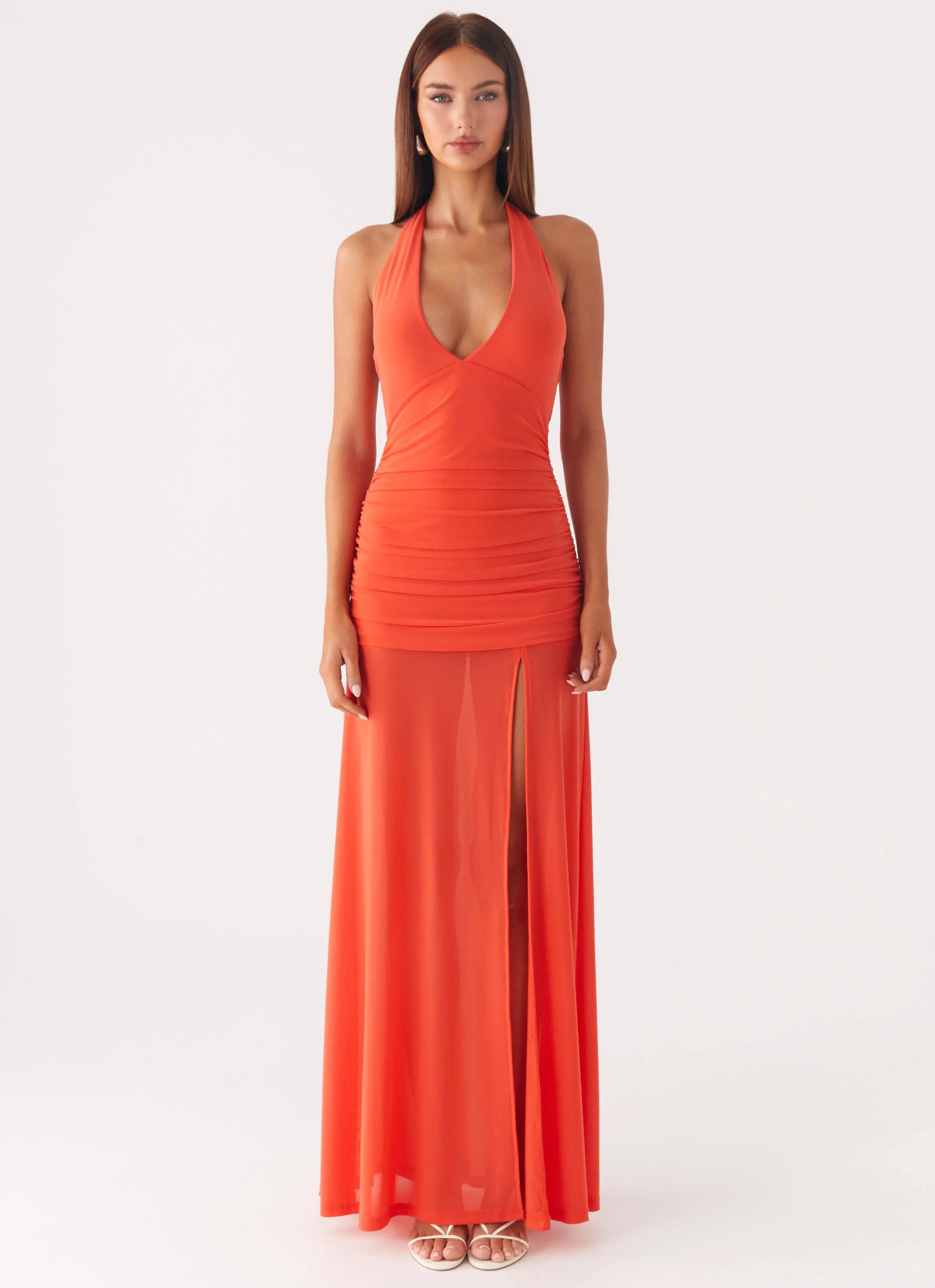 Island Muse Dress Coral
