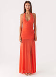 Island Muse Dress Coral