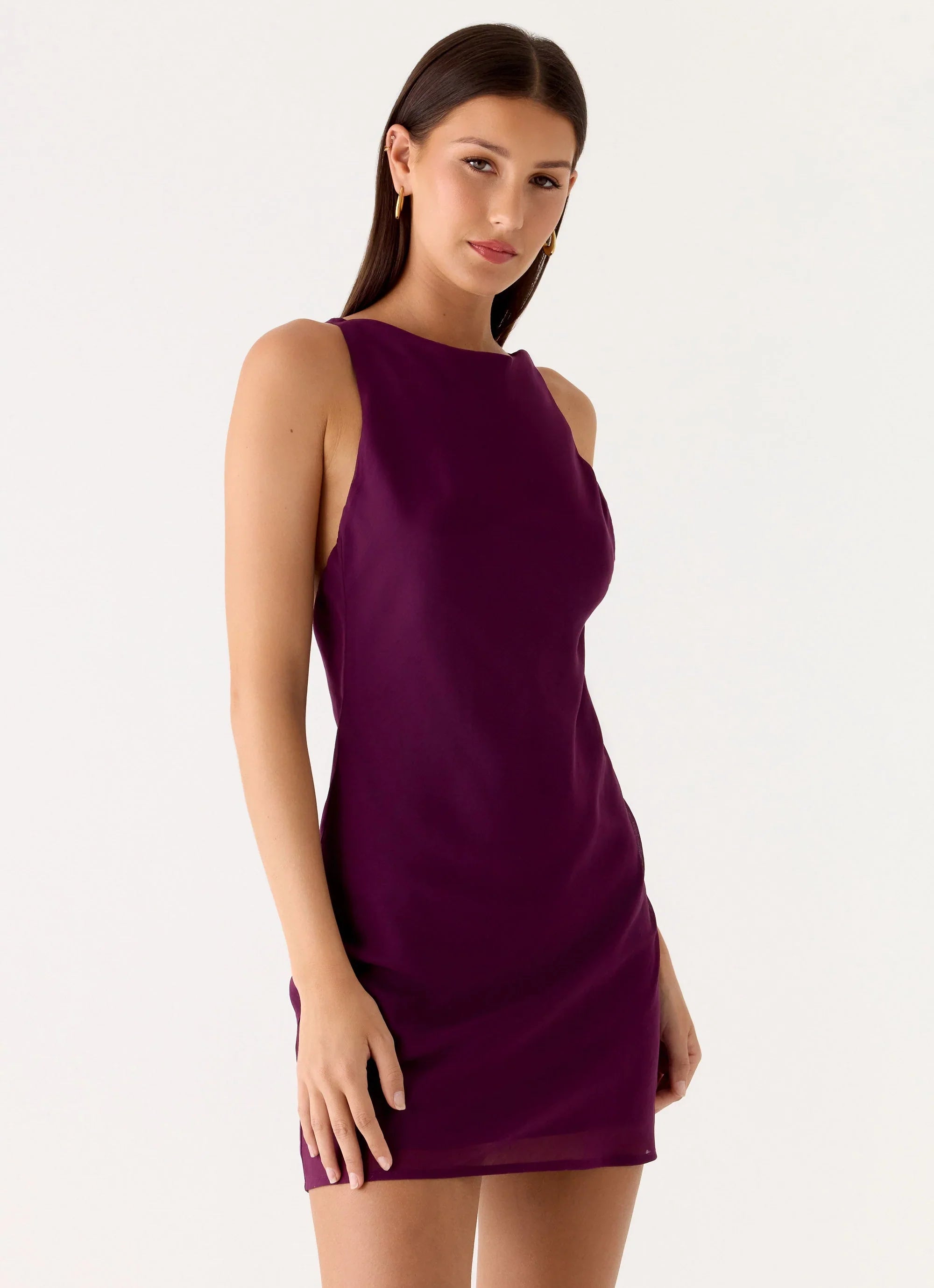 Sunkissed Siren Mini Dress Plum