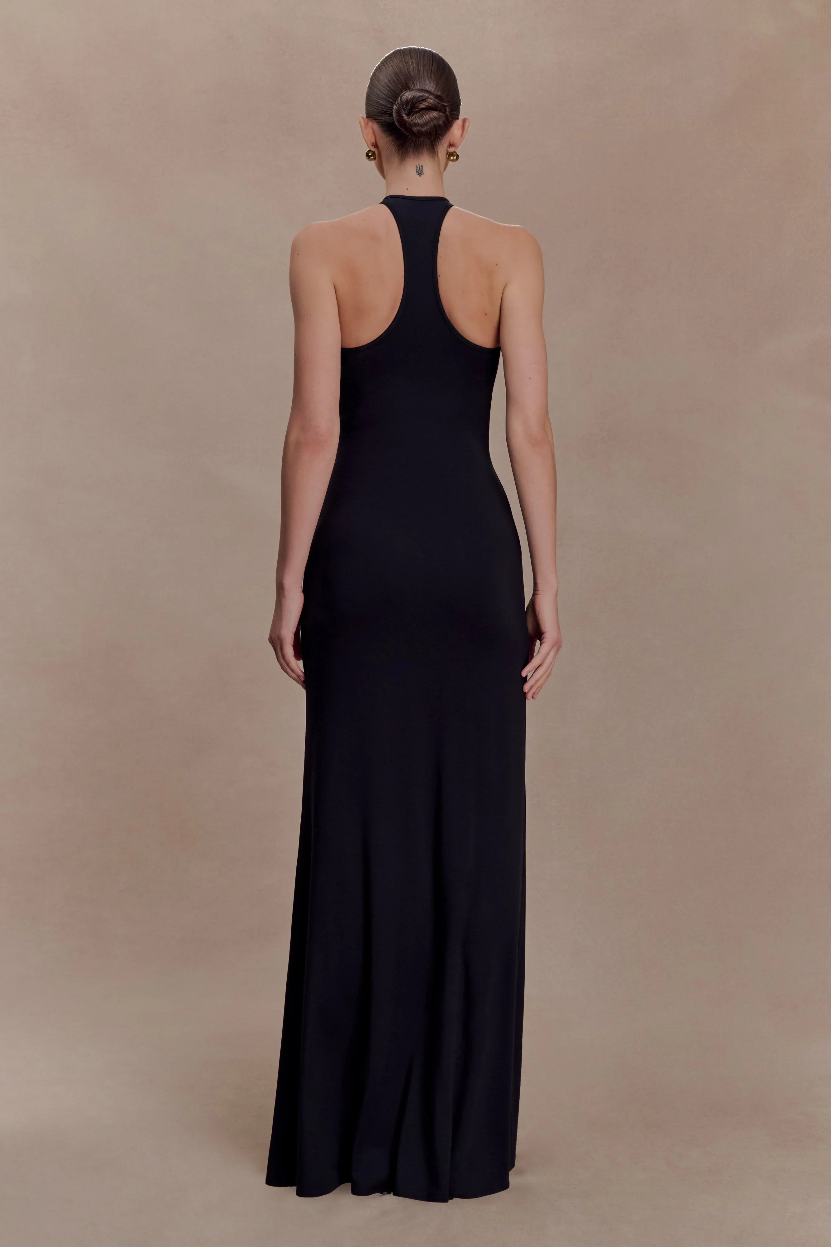 Ramona Modal Maxi Dress With Hardware Black