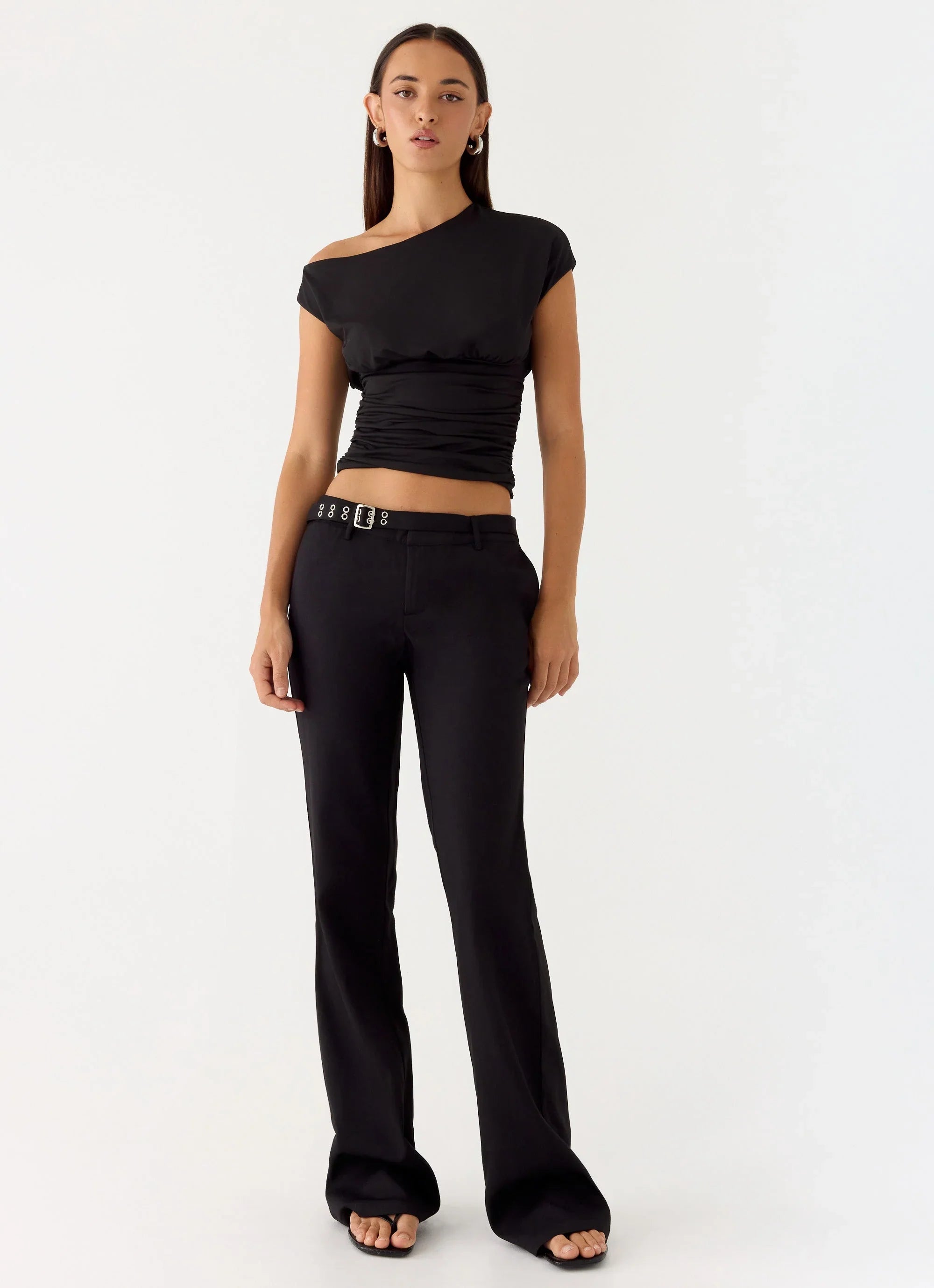 Anaiis Low Rise Pant Black