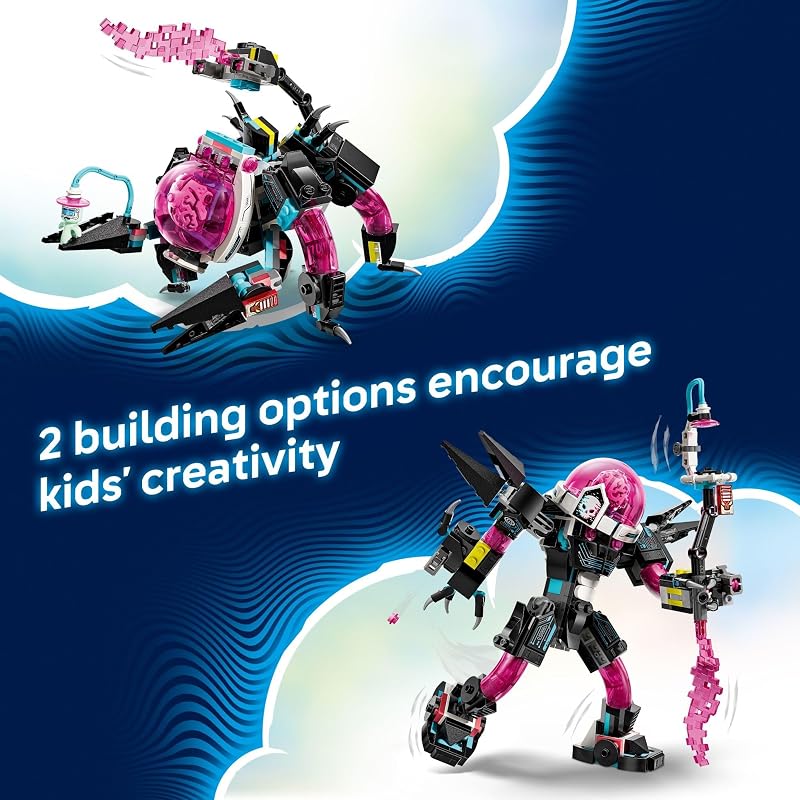 LEGO DREAMZzz Mateo vs Cyber Brain Mech 71495 Building Toy Boys Girls Ages 8 2 Building Options 2 Figures Gift Idea Sturdy for Pretend Play 368 pcs