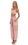 Shimmer Two Piece Set in Pink