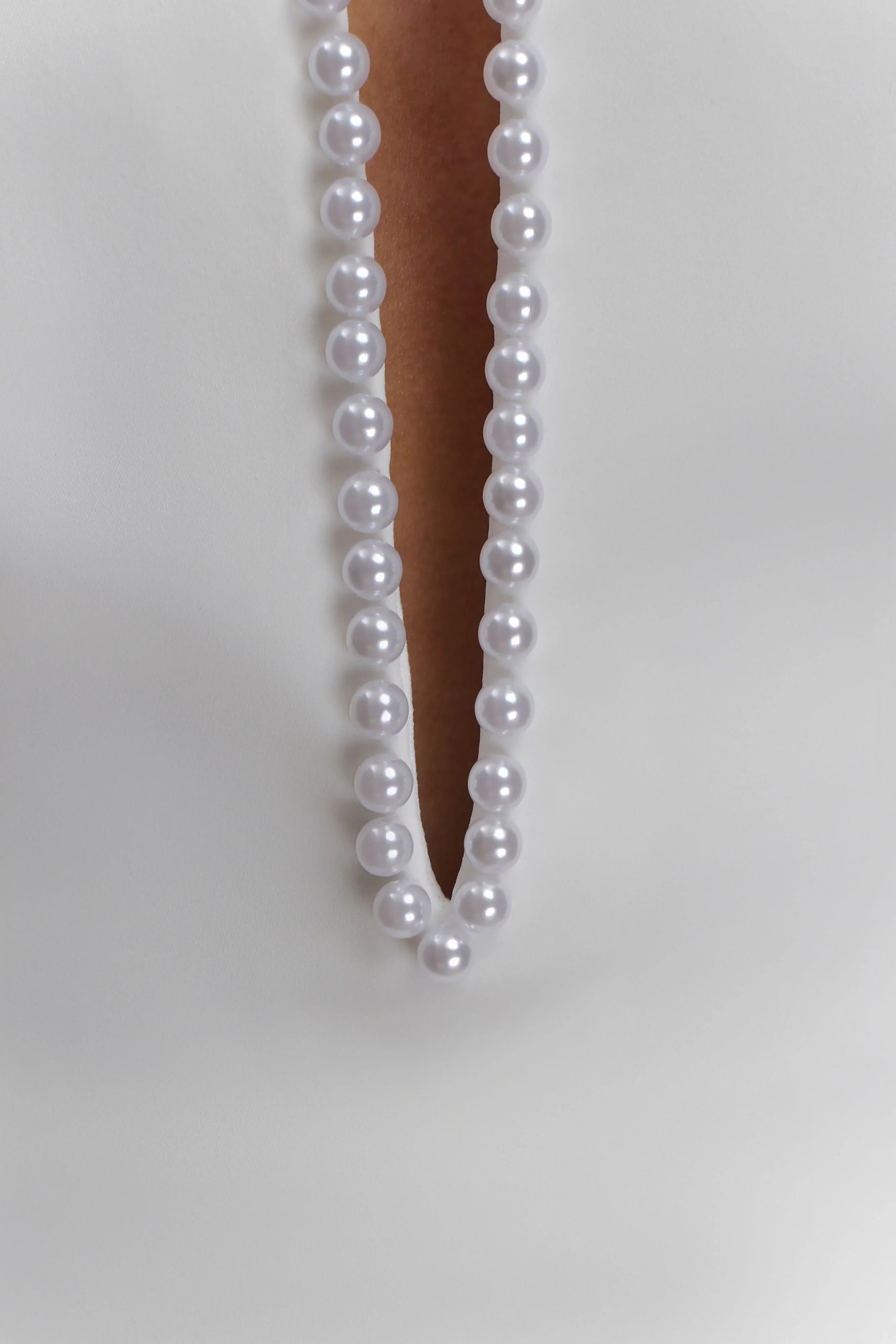 Kingsley Beaded Neckline Mini Dress Ivory
