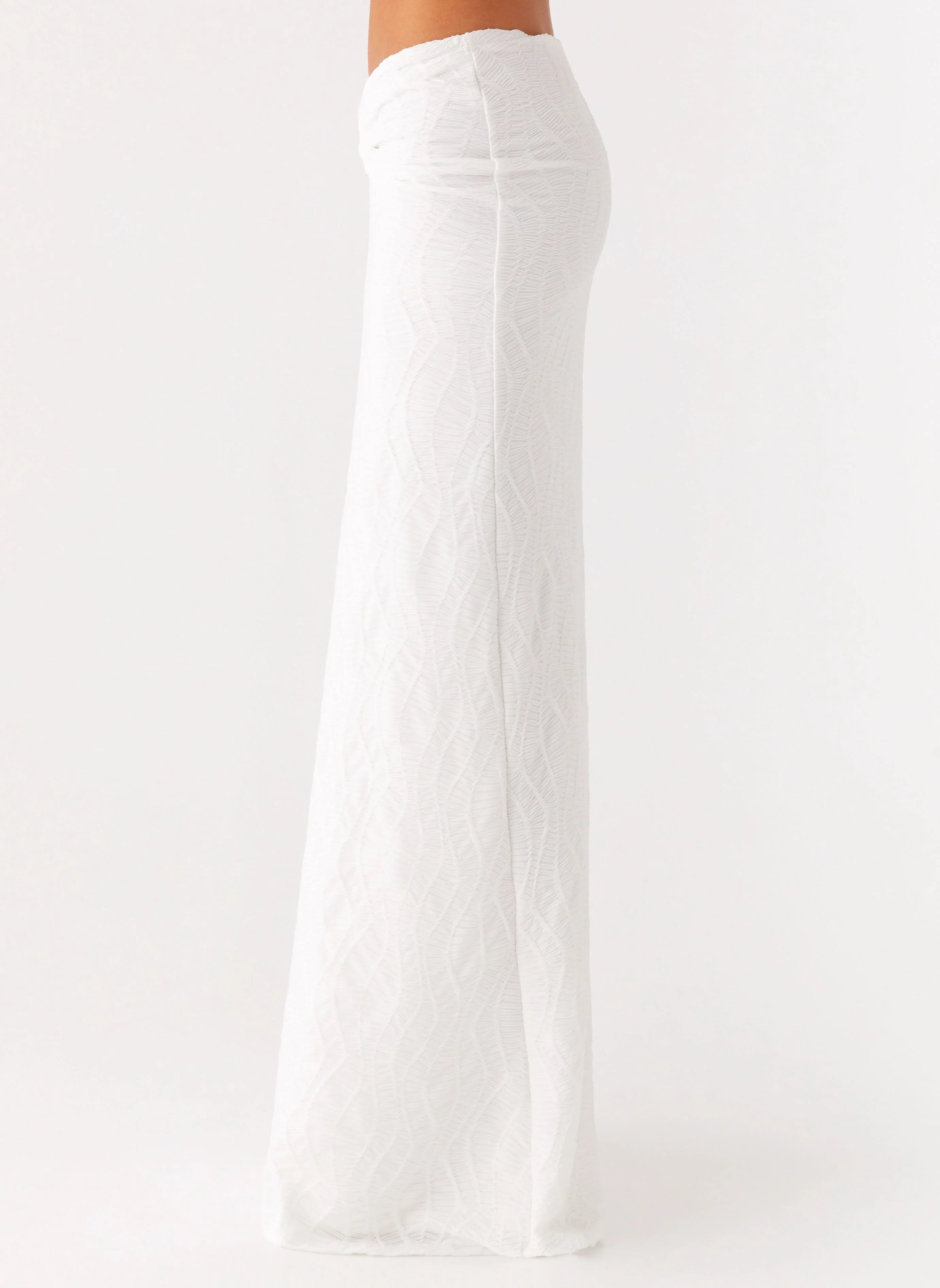 Briene Maxi Skirt White