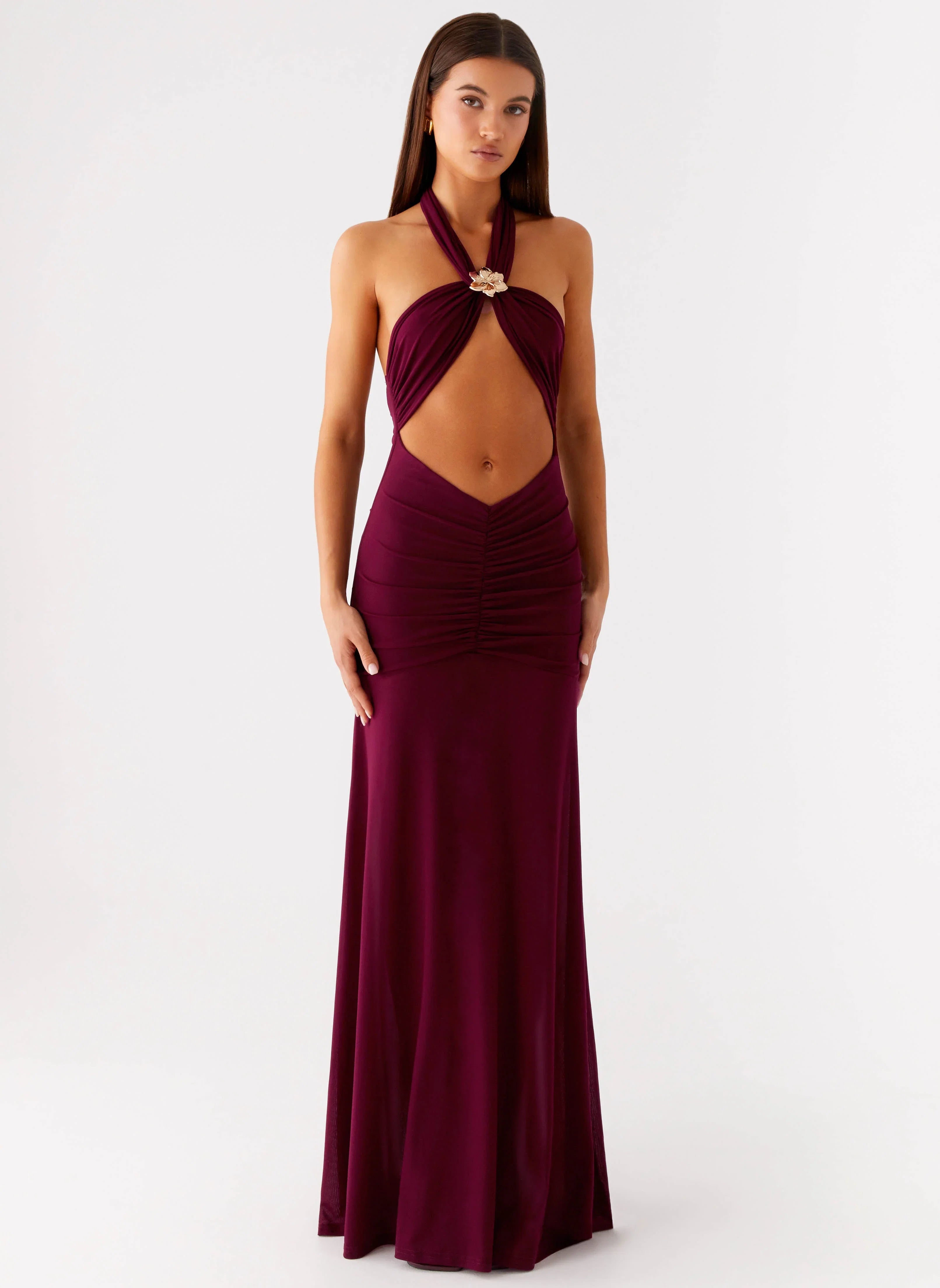Deltina Maxi Dress Boysenberry