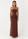 Sacred Maxi Dress Chocolate