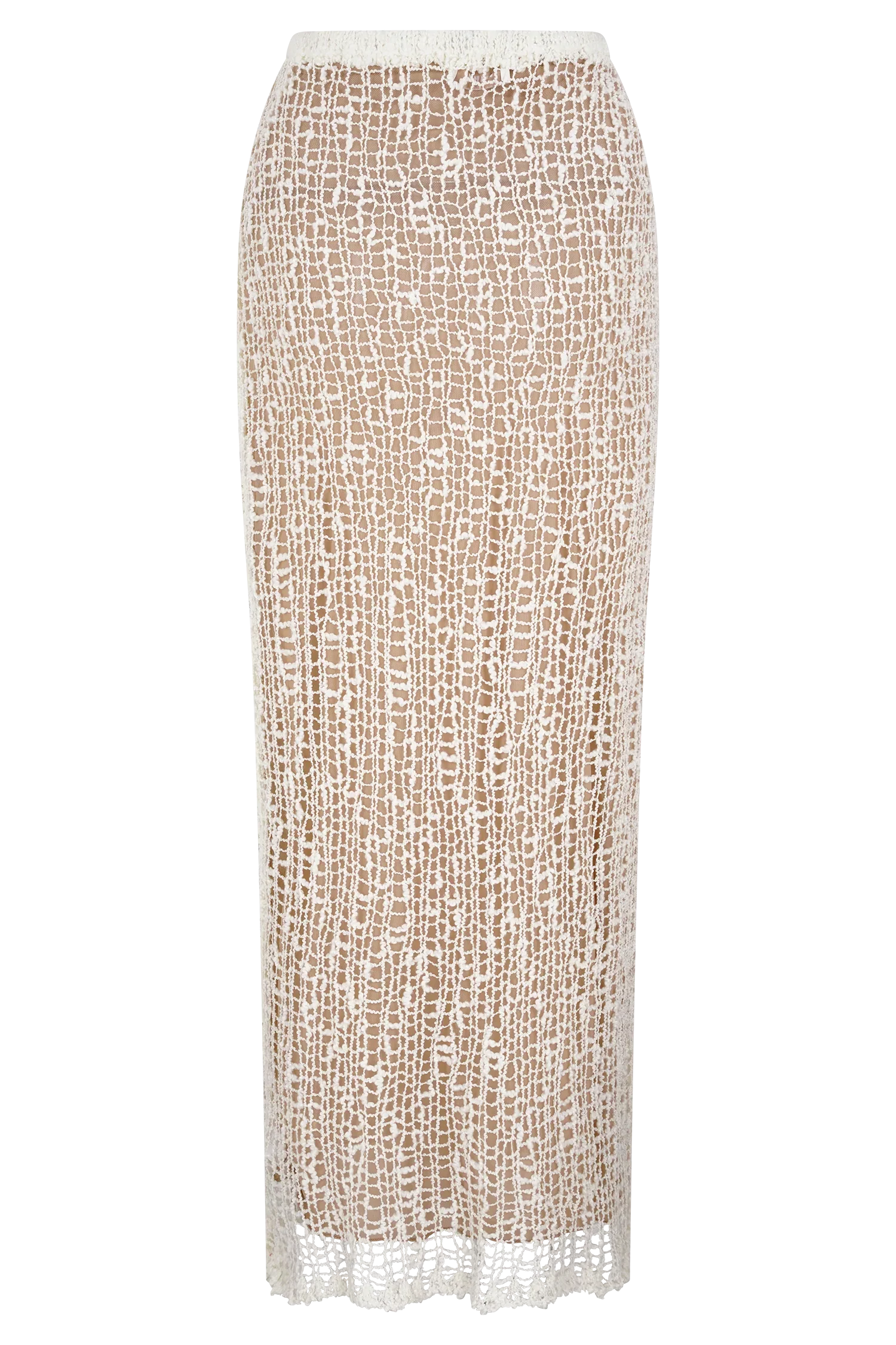 Cordelia Knit Maxi Skirt Ivory