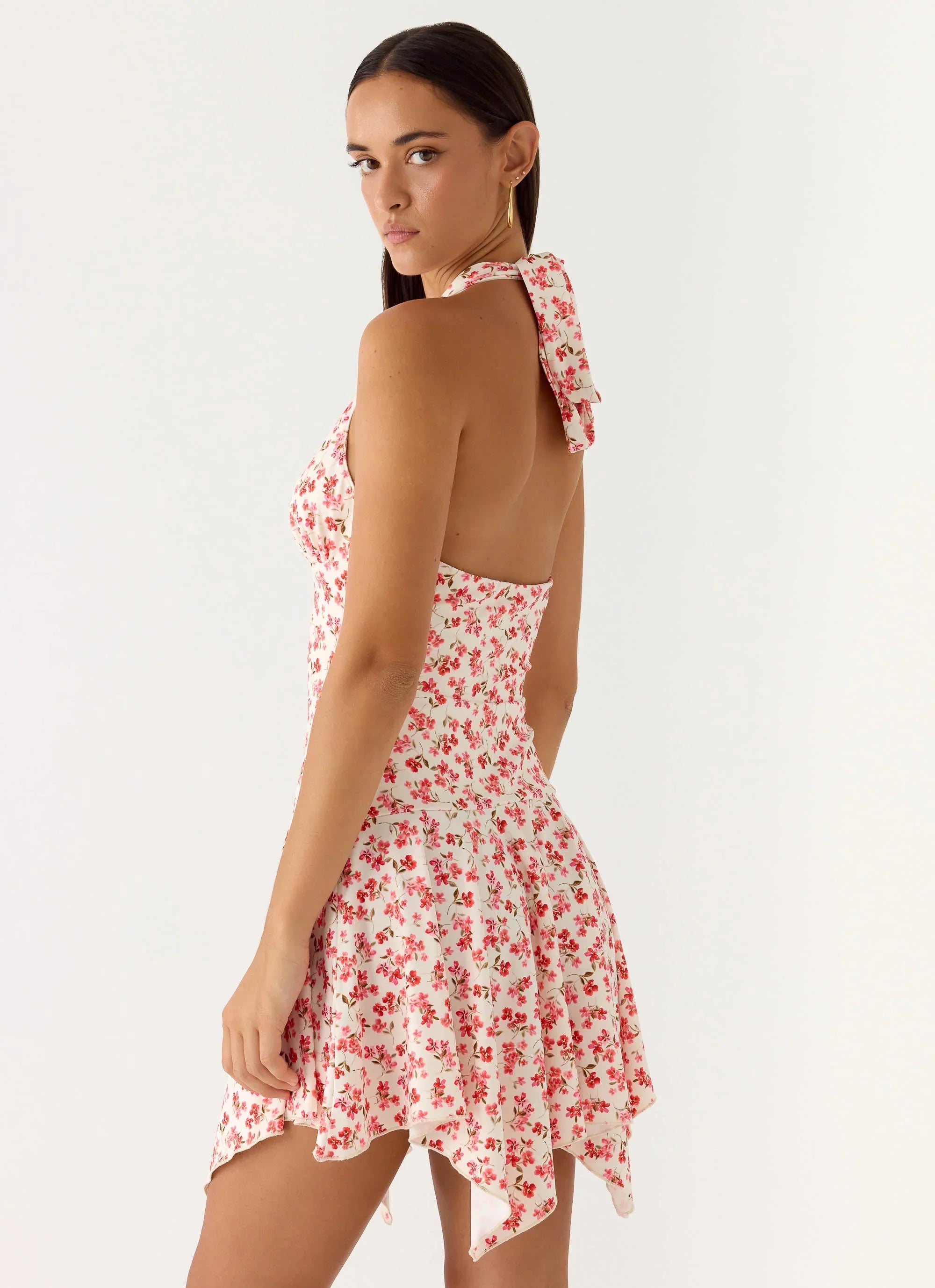 Khrysta Mini Dress Porcelain Rose