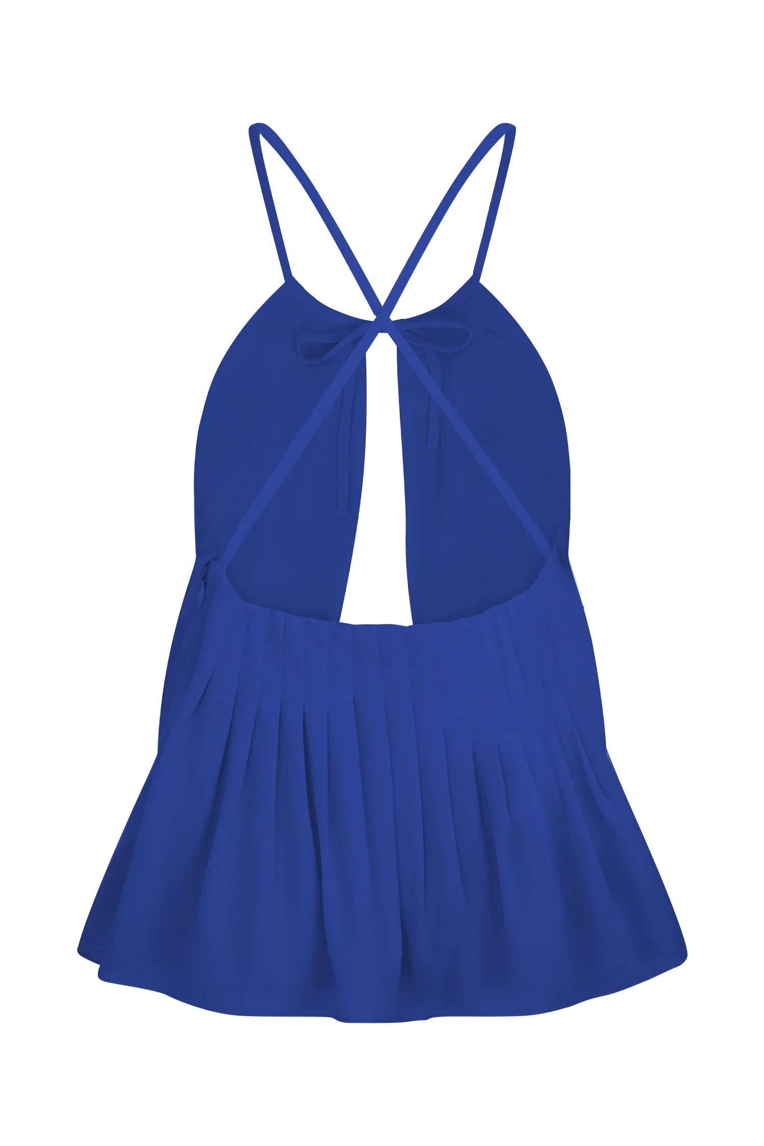 Korra Chiffon Halter Top Cobalt Blue