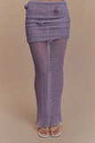 Orianna Orchid Knit Maxi Skirt Orchid