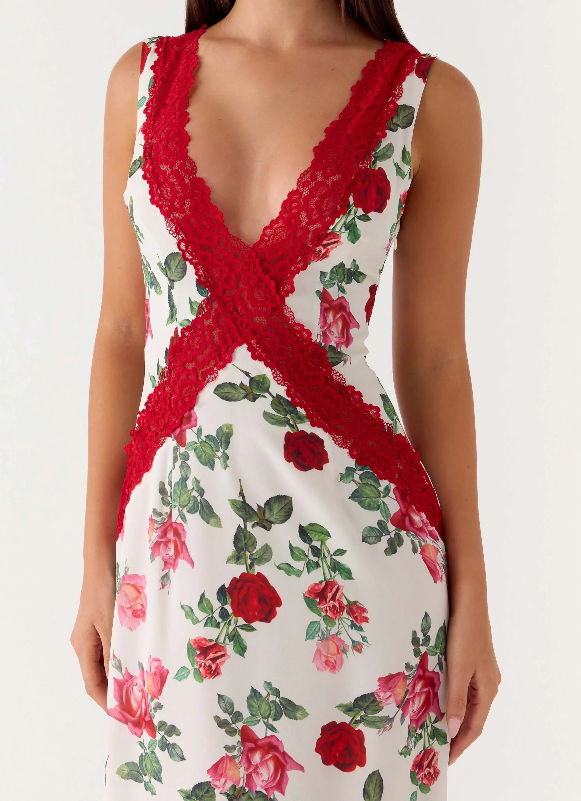 Aoifie Maxi Dress Ivory Bloom