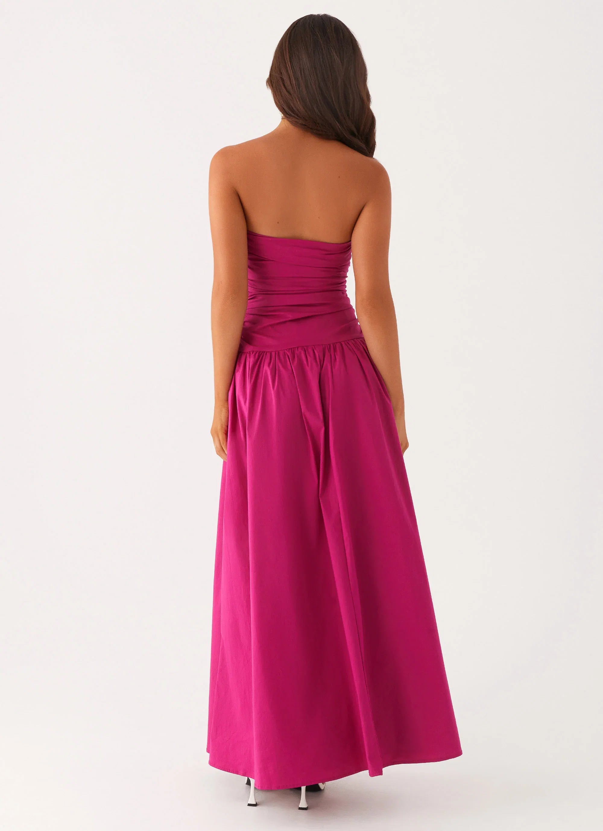 Carmel Maxi Dress Fuchsia