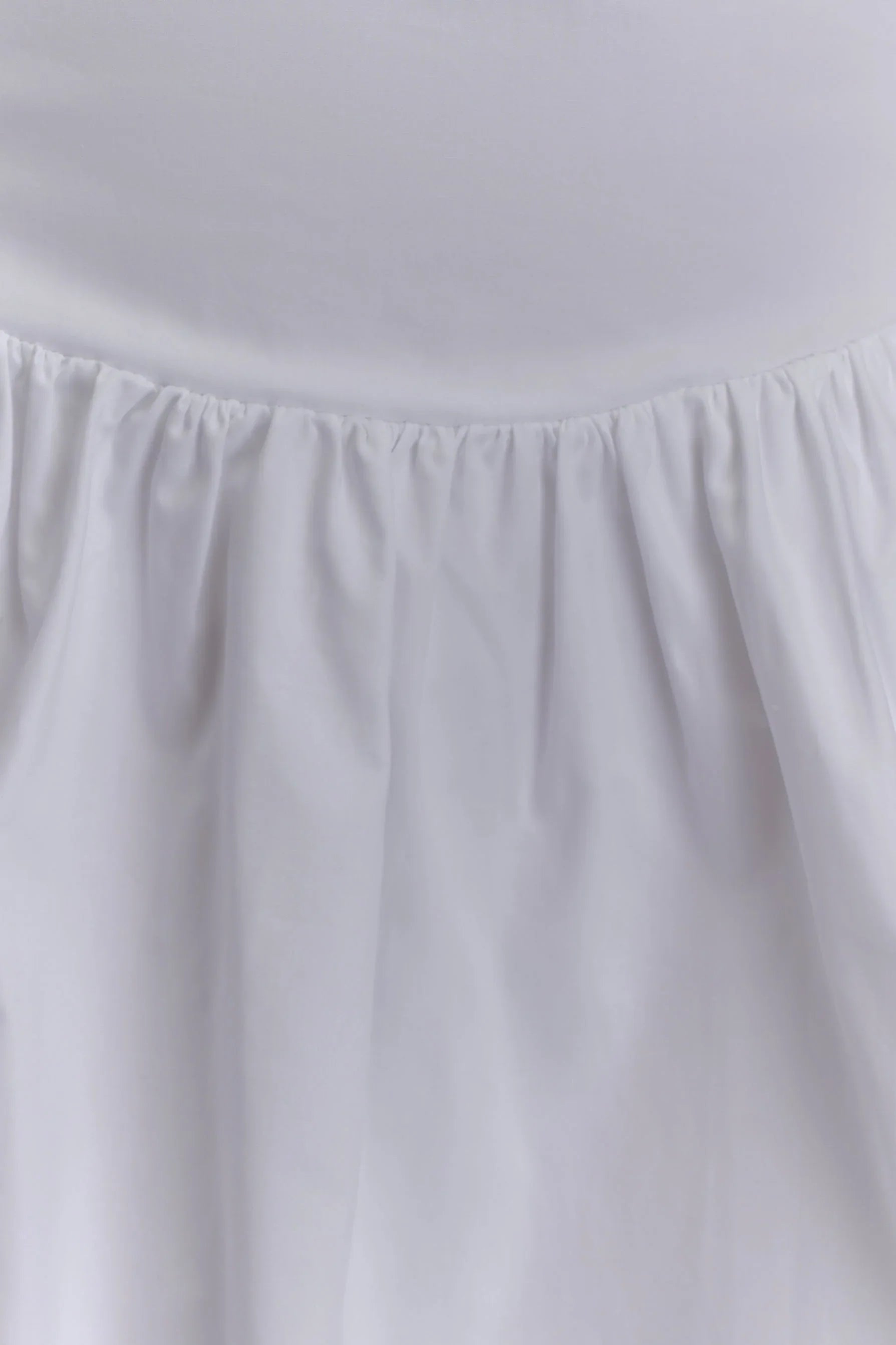 Janis Cotton Frill Mini Dress White